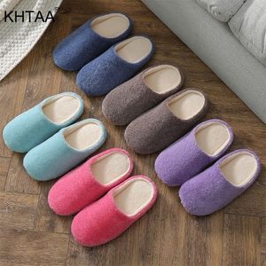Women Winter Fur Slippers Ladies Light Plush Candy Color Flat House Shoes Woman Soft Comfortable Female Home Slipper Y201026
