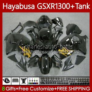 Karosserie für Suzuki Hayabusa GSXR 1300 CC GSX-R1300 GSXR-1300 96–07 74No.55 1300CC GSXR1300 96 97 98 99 00 01 GSX Gold Schwarz R1300 2002 2003 2004 2005 2006 2007 Verkleidung