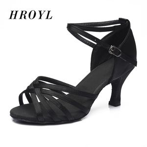 Hot selling Women Professional Dancing Shoes Ballroom Dance Shoes Ladies Latin Dance Shoes heeled 5CM/7CM 201017