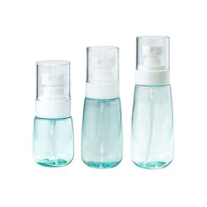 6PC Mavi Boş Sprey Şişeleri 30ml / 60ml / 100ml Plastik Mini Doldurulabilir Konteyner Kozmetik hazneleri Sıvı