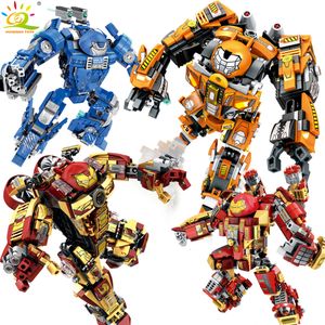 Huiqibao Tony Armor Building Blocks Infinity Machine MK44 Patriot Figuras War Tijolos Brinquedo para Crianças Boy LJ200928