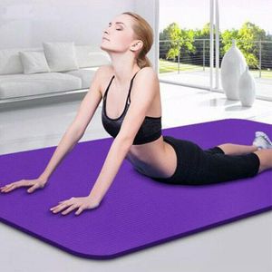 Yoga Mats 1PC Non Slip Mat Purple Thick Large Foam Exercise Gym Fitness Pilates Meditation Home Sport1