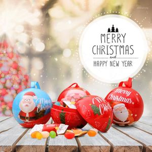 Party Decoration AirTree 1pcs Metal Candy Box Christmas Tree Pendant Children's Sweets Gift Ball Decorations For Home1