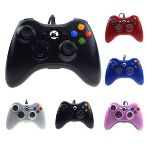 USB有線ゲームコントローラゲームパッドジョイスティックゲームパッドダブルショックコントローラーPC / Microsoft Xbox 360