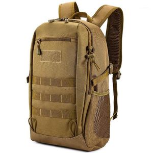 Torby zewnętrzne 15L plecak taktyczny mały sprzęt szturmowy plecak MOLLE Camping piesze wycieczki Travel School Daypack1