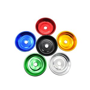 Placa de alumínio Hookah Bandeja Arabian Shisha metal Disk carvão Chicha Narguile Sheesha Acessórios de Fumo Multicolor coloridos