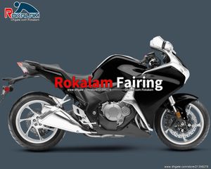 دراجة نارية Fleating for Honda VFR1200 2010 2011 2012 2013 VFR 1200 10 11 12 13 أسود ما بعد البيع هونتس كيت (صب حقن)
