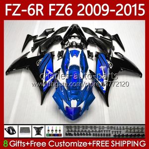 MOTO Body For YAMAHA FZ6 FZ 6 R N 600 6R 6N FZ-6N 09-15 Bodywork 103No.212 FZ600 FZ6R FZ-6R 09 10 11 12 13 14 15 FZ6N 2009 2010 2011 2012 2013 2014 2015 OEM Fairings factory blue