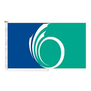Bandeira de Ottawa de Alta Qualidade 3x5 Ft City Banner 90x150cm Festival Festival Presente 100D Poliéster Interior Ao Ar Livre Flags e Banners