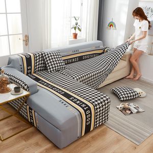 Geometric Elastic Sofa Cover for Living Room Couch Cover Corner L Shaped Sofa Need 2 Pcs Cover Sofa Slipcover Furniture Covers 201221
