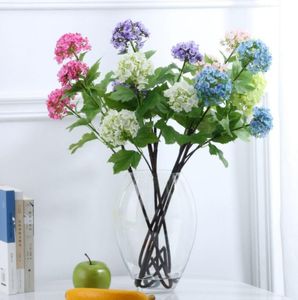 Symulacja Hortensja Dekoracyjne kwiaty Salon Strona główna Dekoracje ślubne 3 Wieńce bukietowe