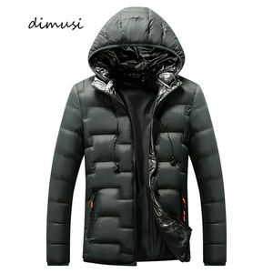 Winter Mens Jacket Mode Mäns Bomull Termiska Parkas Coats Casual Male Outwear Army Windbreaker Hoodies Jackor Kläder