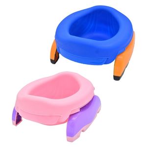 Foldable Travel Portable Kids Children Potty Training Plastic Safe Seat Toilet Chair for Baby Boys Girls Toddlers LJ201110