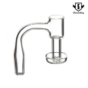 Sigara Aksesuarları Tamamen Kaynak TERP Vakum / Kuvars Vakum Banger Bevelled Bowl Edge Dab Rig 790/791