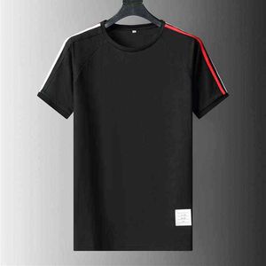 Grafisk T-shirts 2021 Oversized T Shirt Streetwear Kläder Mens Koreanska Mode Kläder Plus Storlek Svart Tops Tees Casual Homme G1222