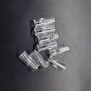 Cam Filtre İpuçları Nargile Bong OD 12mm Yüksek 30mm Sigara Tutucu Ile 2 Tepeler Kuru Herb Tütün Haddeleme Kağıdı Sigara İçme Su Borusu