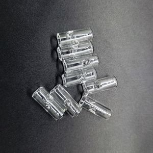 Glasfilterspitzen für Wasserpfeifen, Bong, Außendurchmesser 12 mm, Höhe ca. 30 mm, mit Zigarettenspitze, 2 Hügeln, für trockenes Kräutertabak, Rollenpapier, Rauchen, Wasserpfeife