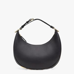 Underarm Bag Crescent Moon Handbags Croissant Bags Women Crossbody Back Handbag High Quality Zipper Purse Genuine Leather Pouch