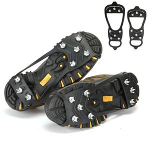 5-tooth Anti-skid Shoe Spikes Crampon Anti-ice On Shoes Snow Hiking Anti Slip Camping Walking Grip Climbing Ice Crampon Drifts