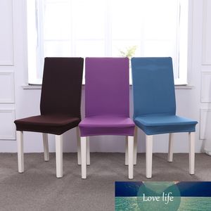 Saf renk Sandalye Kapak Stretch Elastik slipcovers Spandex Makine Yıkanabilir Sandalye Koltuk Kapak For Otel Ev Dekorasyon Yemek
