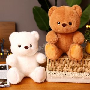 Yüksek Kalite Dolması Gerçek Teddy Bear Peluş Bebek Bebek Huggable Kız Oyuncak Yumuşak Hayvan Ayı Peluş Oyuncak Güzel Sevgililer Hediye