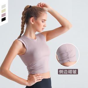 Regatas Sports Bra roupas de ginástica Mulheres Underwear lu-12 Yoga Correndo Dança Fitness Wear à prova de choque Reunidos Bra Vest jogo Leggings Calcinhas