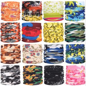 Magic Turban Bandana Outdoor Cycling Scarf Solskyddsmedel Neck Warmer Hårband Ridning Sport Cap Motorcykel Balaclavas Cykel Skidmaskor LSK1748