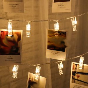 LED Photo Clip String Light Valentines Day Decoration Waterproof Strings Lights Christmas Birthday Party Outdoors Hanging Decor BH5633 TYJ