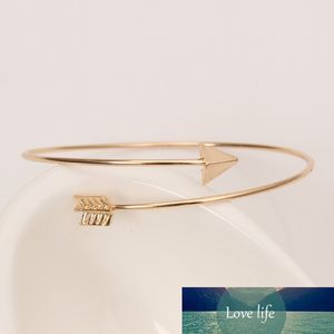 SUMENG New Arrival Punk Open Adjustable Arrow Cuff Bracelets for Women Fashion Simple Gothic Wrist Feather Bangles Jewelry