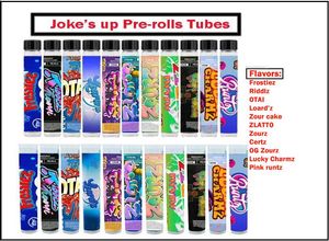 1 grama preroll pré-roll piada's up runtz pré-rolos tubos de embalagem tubo de vidro Jokesup Lucky Charmz Dankwoods Pre rolls