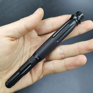 Black Fuliwen 015 Windmill Metal Aluminum Fountain Pen Rotating Ruby Pen Top EF/F/M Ink Pen, Come with Fuliwen Pen Bag & Box Y200723