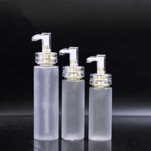 High-end 100 ml ~ 500ml Frosted Pet Bottle Shampoo Body Milk Dusch Gel Makeup Remover Oil Lotion Flaskor