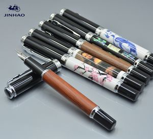 Uniek ontwerp kleuren Jinhao Vulpen Exquisite Office Briefpapier mm NIB Kalligrafie Inkt Pennen