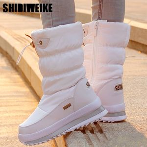 Sapatos femininos clássicos botas de inverno botas de neve feminina de peles feminino de peles de alta qualidade Botas Mujer tamanho 36-40 N544