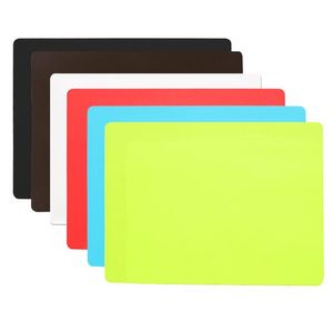 40x30cm Food Grade Silicone Mats Waterproof Baking Oven Mat Non Stick Placemat Heat Insulation Pad Bakeware Children Kids Table Placemats