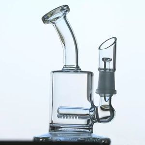 Mini Bongs 15cm Hookahs Tubos de Água Reciclador Rigs De Petróleo De Vidro Aughty Concentrate Bong