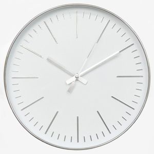 Orologi da parete Orologio moderno e minimalista rotondo da 12 pollici in plastica oro rosa al quarzo muto Orologi per decorare la casa1