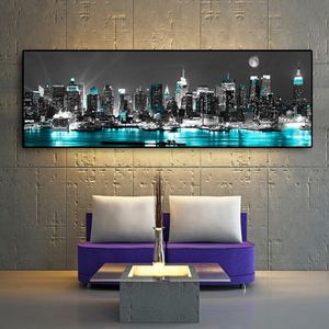 Grande pintura de diamante de 5d New York Preto e Branco Cidade Paisagem Decoração Full Broca Bordado Artesanato Arte Kits N12 201112