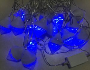 정원 잔디 램프 10m 16 LED 테이퍼 전구 문자열 램프 야외 테라스 안뜰 풍경 웨딩 크리스마스 장식