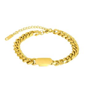 Bangle Stainless Steel Bracelets Cold Color Wrist Chain Accessories Luxury Designer Style Bangles African Jewelry Dubai Christmas Gif