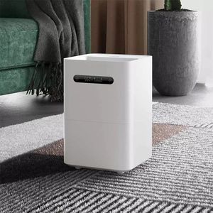 FreeShipping Evaporative Humidifier 2 Low Noise 99% Antibacterial Smart Screen Display Aroma Diffuser APP Remote Control 4L