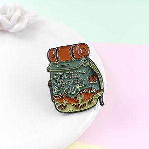 스포츠는 방금 존재하는 것 이상으로 Brooch Enamel Pins 필드 캠핑 여행 가방 배낭 옷깃 스포츠 애호가 배지