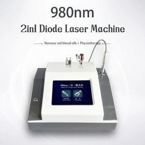 Multifunction 2in1 980 Diode Laser Vascular Removal Nails Fungus Laser Physiotherapy Spider Vein Removal Beauty Machine Spa Salon Use