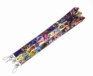 Atacado Cell Phone Corre Charms 100 pcs Japão Desenhos Animados Jojo Lanyard Moda Keys Neck Straps ID Titulares