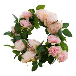 1pcs Bröllopsdekoration Konstgjord Silk Rose Flower Vine Hängande Garland Heminredning Blommor Kransar Silk Peony Vine Dekorationer Party