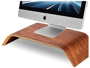 Samdi Holz-Monitorständer, Riser-Ständer, Regalständer für alle iMac und andere Computer-LCD-Monitore. Erleben Sie Ihre Monitore auf Augenhöhe