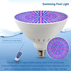 Unterwasserbeleuchtung, 12 V, wasserdicht, ABS, für Hof, Heimdekoration, Party, Outdoor, Garten, Pool, Licht, Teich, Geschenk, bunte LED, romantischer Ersatz, universell