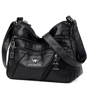 Wysokiej jakości miękka skóra luksusowe torebki i torebki torebki damskie projektant multi-pocket Crossbody torby na ramię dla kobiet 2023 Sac