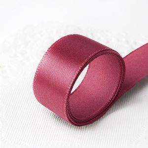 Wino Czerwony Kolor Ribbon 1-1 / 2 cal Solid Grosgrain 10 15mm Wstążki - Sprzedaż przy podwórku, Grosgrain Łuki, Bow, Hairbow Supplies 25yards / Lot