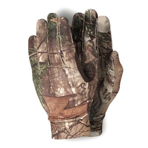 Anti-Slip Jakt Fiske Skyttehandskar Elastisk Utomhus Touch Screen Bionic Camouflage Full Gloves Reed Camouflage Gloves Q0114